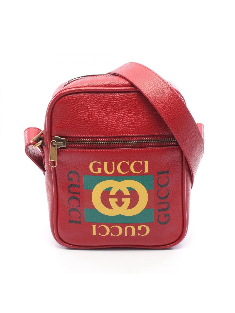 Gucci Logo Print Shoulder Crossbody Bag #373738G85B
